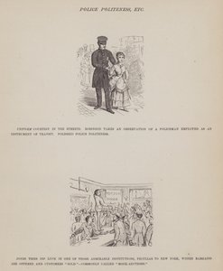 Seite aus Die amerikanische Tour von Messrs Brown, Jones und Robinson von Richard Doyle