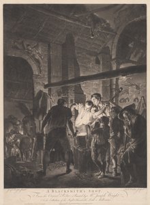 Eine Schmiedewerkstatt von Richard Earlom