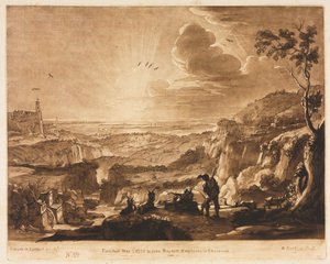 Liber Veritatis: Nr. 89, Blick auf ein bergiges, weites Land