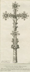 Lichfield - Kruzifix: Radierung, Aug 1782 von Richard Greene
