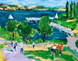 Paradise Beach Pier, Tiburon, Kalifornien, 2021