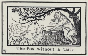 Der Fuchs ohne Schwanz (Stich) von Richard Heighway