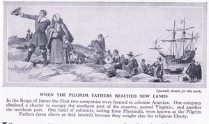 Als die Pilgerväter neue Länder erreichten, ca. 1950