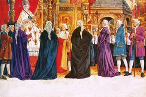 Die Krönung von Katharina der Großen im Jahr 1762 von Richard Hook
