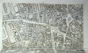 Plan der Stadt London, veröffentlicht 1813 (Gravur) von Richard Horwood