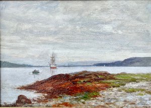 Rudern zum Ufer von Richard Hubbard Arroll