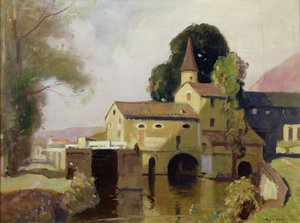 Moulin de Coty, Cahors, ca. 1924 von Richard Jack