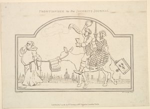 Frontispiz zu The Jacobites Journal, 27. November 1781