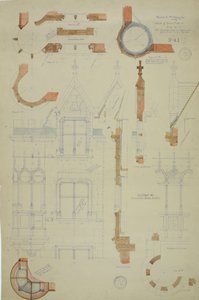 William Borden Esq. Haus, Chicago, Illinois, (Detail)