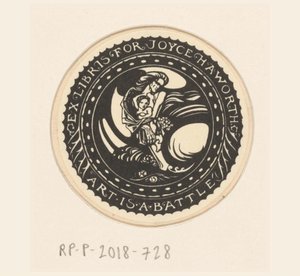 Ex Libris von Joyce Haworth von Richard Nicolaüs Roland Holst