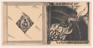 Umschlagentwurf für: Wendingen, Tooropnummer, 1928 von Richard Nicolaüs Roland Holst