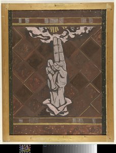 Schwörende Hand; Entwurf für eine Figur der Marmordekoration im Hoge Raad in Den Haag von Richard Nicolaüs Roland Holst