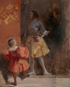 Ein Ritter und Page (aus Johann Wolfgang von Goethes „Götz von Berlichingen“)