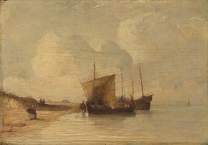 Normandieküste von Richard Parkes Bonington