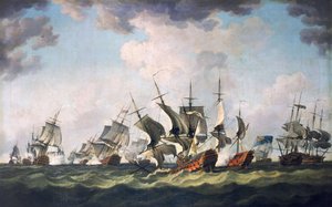 Die Schlacht von Quiberon Bay, 20. November 1759
