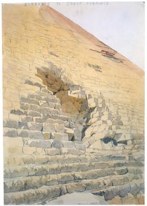 Eingang zur Großen Pyramide, Ägypten, 19. Jahrhundert von Richard Phene Spiers