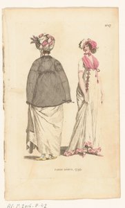 Magazin der weiblichen Mode von London und Paris, Nr. 17. Pariser Kleid, 1799 von Richard Phillips