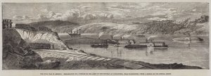 Der Bürgerkrieg in Amerika, Einschiffung eines Teils der Armee des Potomac in Alexandria, nahe Washington von Richard Principal Leitch