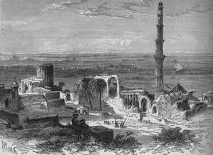 Ansicht in der Umgebung von Delhi, ca. 1880 von Richard Principal Leitch