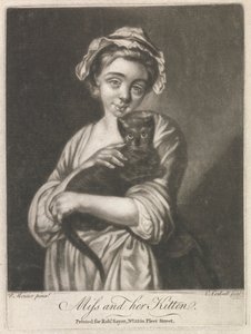 Fräulein und ihr Kätzchen (Landleben) von Richard Purcell