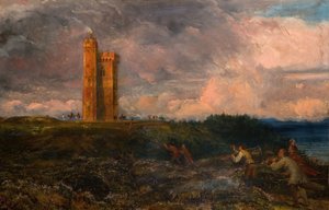 Das Anzünden des Leuchtfeuers, 1868-1870