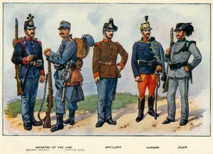 Typen der österreichisch-ungarischen Armee, 1919 von Richard Simkin