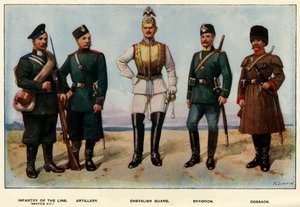Typen der russischen Armee, 1919