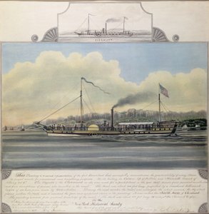 Hudson River Dampfschiff 