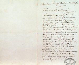 Handgeschriebener Brief von Richard Wagner an Luigi Mancinelli, 10. Dezember von Richard Wagner