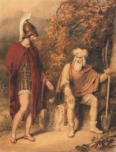 Alkibiades und Timon von Richard Westall