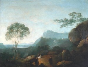 Landschaft mit Figuren