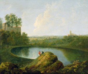 Der Kopf des Lago di Nemi von Richard Wilson