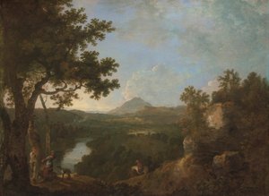 Blick in der Nähe von Wynnstay, dem Sitz von Sir Watkin Williams-Wynn, vierter Baronet
