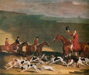 Francis Dukinfield Astley, Esq., und seine Harriers, 1809, 1941 von Richard Woodman