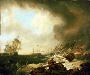 Die Schlacht in der Bucht von Quiberon, 21. November 1759: der Tag danach
