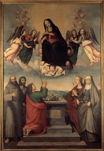 Madonna mit dem Gürtel und den Heiligen