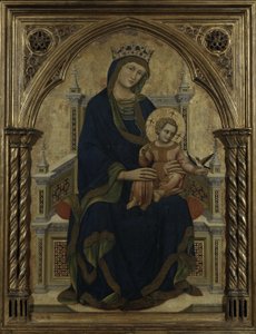 Jungfrau und Kind auf dem Thron, ca. 1350 von Ridolfo di Arpo Guariento