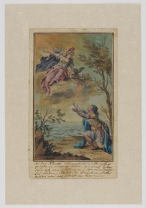 Mentor nimmt Abschied von Telemachus
