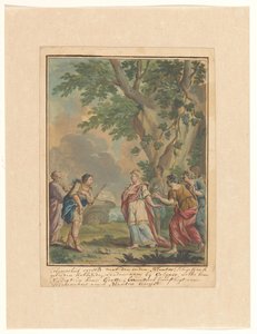 Telemachus und Mentor kommen bei der Nymphe Calypso an (Telemachus-Reihe)