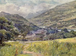 Boddnant Hall, Conway-Tal von Robert (after) Fowler