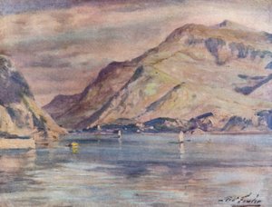 Snowdon von Cwm-y-Glo von Robert (after) Fowler