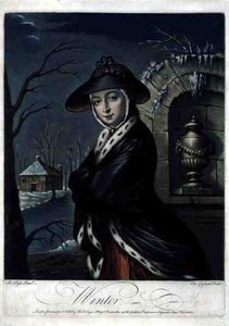 Winter, graviert von C. Corbutt, veröffentlicht von Robert Sayer von Robert (after) Pyle