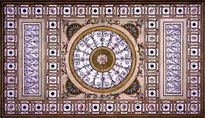 Design für die Decke in der Bibliothek im Osterley House, dem Sitz von Robert Child Esq.
