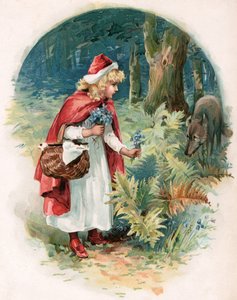 Rotkäppchen, Illustration aus 