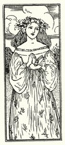 Illustration für Gedichte von John Keats (Lithografie) von Robert Anning Bell