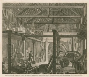 Innenansicht des Versammlungshauses von John Bunyan in der Zoar Street, Gravel Lane, Southwark, im heutigen Zustand