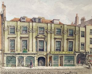 Shaftesbury House, Aldersgate Street, London, 1819 von Robert Blemell Schnebbelie