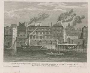 Ansicht der Brauerei und des Wohnhauses von Robert Blemell Schnebbelie