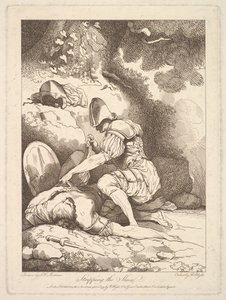 Die Entkleidung der Gefallenen, 15. November 1779 von Robert Blyth