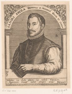 Porträt von Janus Dousa von Robert Boissard
